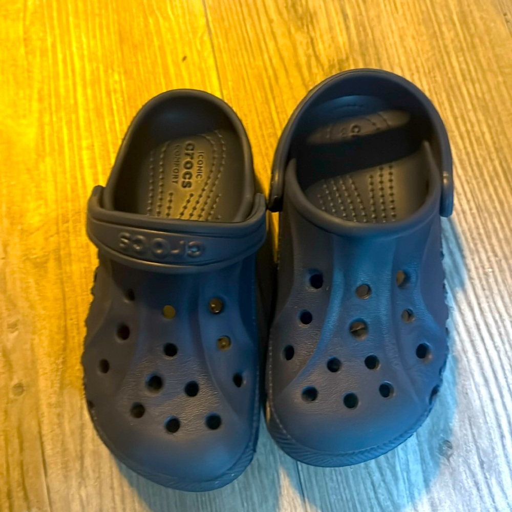Little Boy’s Navy Blue Croc’s
